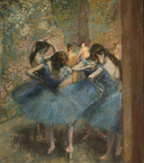Degas Danseuses Bleues